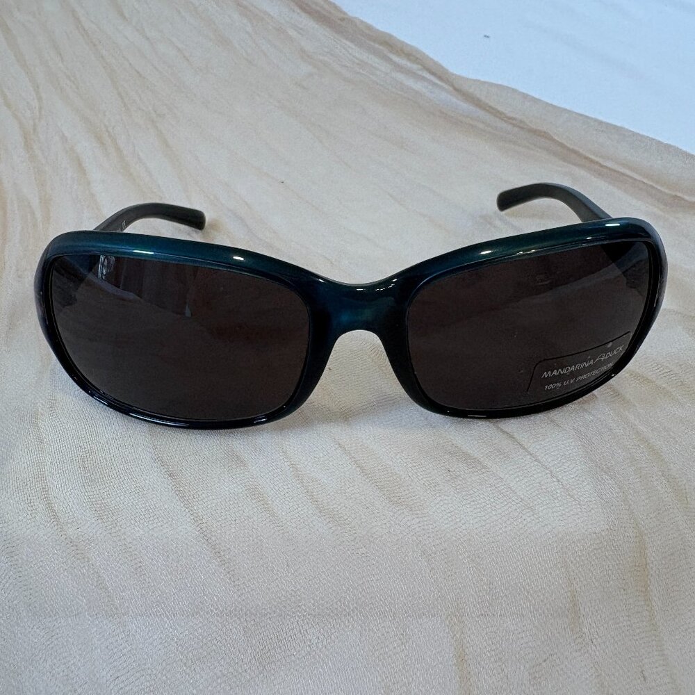 Mandarina Duck Teal Swirl Tinted UV Sunglasses MD 45311 C45
